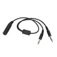 thumbnail image 4 of Aviation Headset Cable, HELICOPTER To GA Headset Adapter Convenient Portable Shielded Wire  For PJ-068, 4 of 8