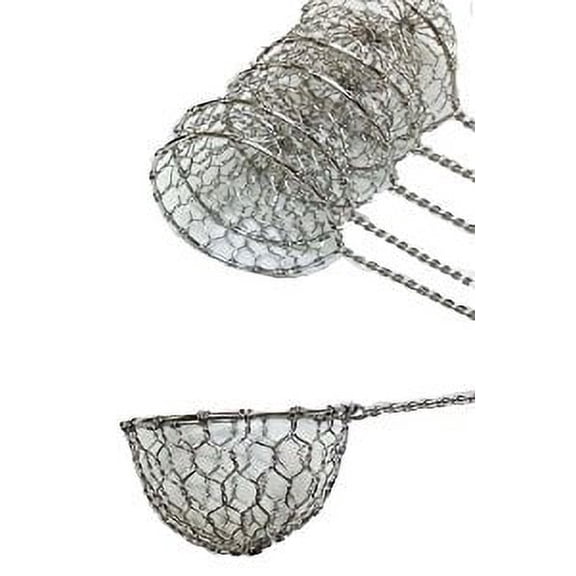 NineChef Bundle - Shabu Shabu Hot Pot Strainer Scoops Set of 6   1 NineChef Brand Long Handle Spoon