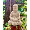 thumbnail image 3 of Estatua de Buda, 33 cm cerámica Hecha a Mano blanco Elly Decor N/A, 3 of 6