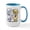White/Blue Inside, variant on CafePress - Mighty Mutts Adopt Mugs - 15 oz Ceramic Large White Novelty Mug