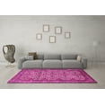 thumbnail image 3 of Ahgly Company Indoor Round Persian Pink Traditional Area Rugs, 5' Round, 3 of 4