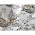 thumbnail image 3 of Ambesonne Vintage Quilted Coverlet 3 Pcs, Autumn Flower Bouquets Art, King Size, Cocoa Grey Pale Brown, 3 of 4