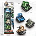 thumbnail image 4 of Modelo de tanque a escala de 4 piezas, juguetes educativos para niños, adornos Estilo 2 Zulema Tanques en miniatura, 4 of 4
