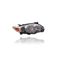 thumbnail image 1 of Headlight - Compatible/Replacement for '11-13 Toyota Corolla Base/L/LE (Japan Built) - Chrome Interior - Right Hand - Passenger - 8113012F10 - CAPA, 1 of 2