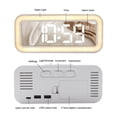 thumbnail image 4 of Reloj Despertador Digital Hugtrwg Electrónico LED Blanco, 4 of 7