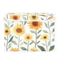 thumbnail image 7 of Yayeee Collapsible Cube Storage Bin with Lid Fabric Closet Decorative Basket with Handles, Sunflowers and Leaves Pattern, 7 of 7