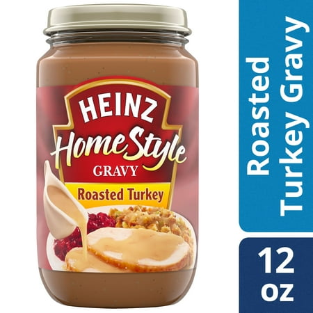 (2 Pack) Heinz Home-Style Roasted Turkey Gravy, 12 oz (Best Canned Turkey Gravy)