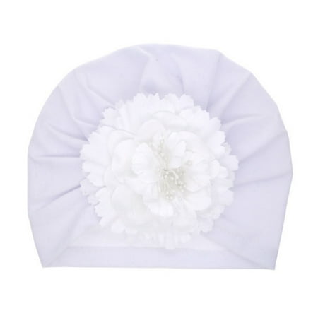 

Newborn Baby Soft Cute Turban Knot Hats Toddler Floral Caps Headwear