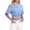 Dark Blue-#001, variant on Womens Off Shoulder Tops Ruched Bat Wing Dolman Short Sleeve Streetwear Shirts Fitted Waist Summer Loose Going Out,Black M