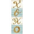 thumbnail image 2 of Mollie B. 13x32 Black Ornate Wood Framed with Double Matting Museum Art Print Titled - XOXO, 2 of 4
