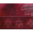 thumbnail image 4 of oneOone Georgette Viscose Fabric Floral & Elephant Block Decor Fabric Printed BTY 42 Inch Wide, 4 of 4