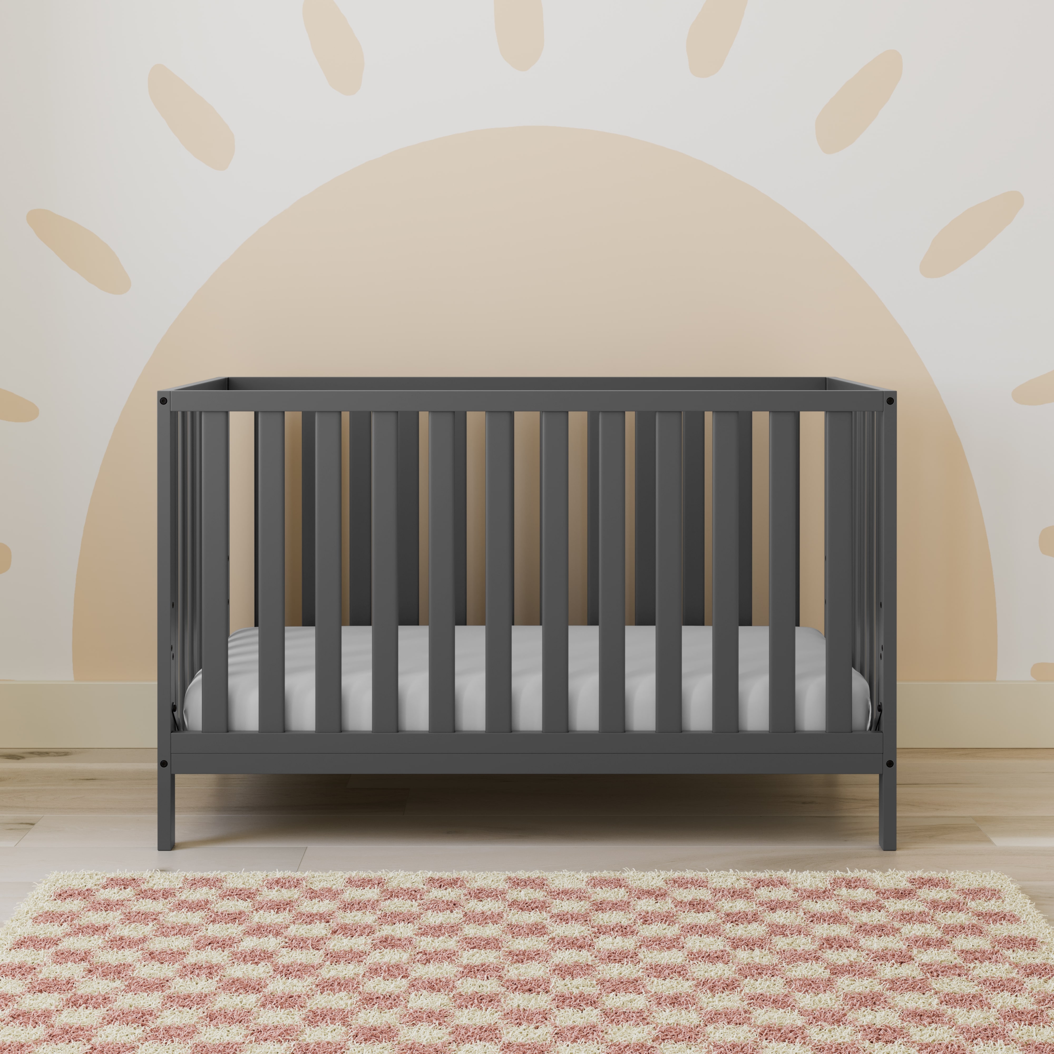 Storkcraft Sunset 4-in-1 Convertible Baby Crib, Gray - image 2 of 7