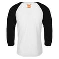 thumbnail image 3 of Men's White/Black Goldberg Last Ride Raglan 3/4-Sleeve T-Shirt, 3 of 3