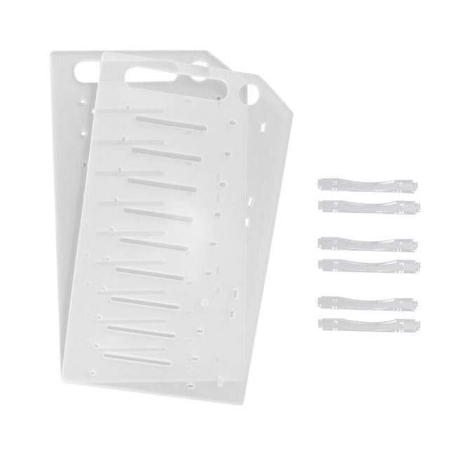 Weiweiguan 1 Set Transparent Hard Disk Rack 3.5-inch Multi-layer Mechanical Hard Disk Rack Rack (10 Layer)