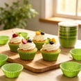 thumbnail image 6 of 100Pcs Disposable Oilproof Cupcake Liners, Food Grade Non Stick Muffin Paper Cups Baking Wrappers for Home Kitchen Pastry Baking Supplies, 6 of 6