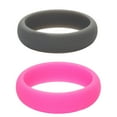 thumbnail image 2 of HEATSHAKING 5 Pcs Fashion Rings Glitter Pink Silicone Delicate Style Party Occasion, 2 of 8