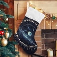 thumbnail image 5 of Coolnut 1PCS Sun and Moon Christmas Stockings Personalized 18”Large with Plush Cuff Christmas Decorations Stocking Holiday and Family Stocking Tree Fireplace Decor Decor Gifts, 5 of 7
