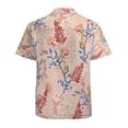 thumbnail image 3 of High Quality Hawaiian Shirts for Men Short Sleeve Aloha Beach Shirt Floral Summer Casual Button Down Shirts Blouses NX9EBD, 3 of 7