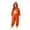 Orange1, variant on Kids Pumpkin Onesie Halloween, Orange Face Warm Jumpsuit for Boys and Girls