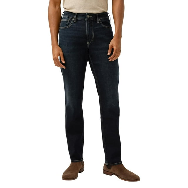 Jeans Silver Jeans Co. Eddie Athletic Fit con piernas cónicas para hombre