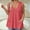 Watermelon Red, variant on Olyvenn Stylish Women V Neck Tank Tops with Pockets Plus Size Summer Loose Casual Basic Solid Color Sleeveless Shirts Tunic Tops Blue XXL