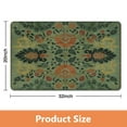 thumbnail image 4 of Elegant Green Floral 20x32 inch Area Rug – Distressed, Non-Slip, and Washable for Bedroom, Entryway, and Living Room, 4 of 5
