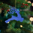 thumbnail image 3 of Vrorvz 5 Pack Christmas Tree Ornaments Christmas Decorations Christmas Tree Decorations Shimmering Pendant Ornaments Enhance Holiday Ambiance Suit for Home Office Party Celebrate Festive 2.4in Blue, 3 of 6