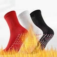 thumbnail image 4 of Joernso 1 Pair Heated Socks Self-Heating Release Fatigue Lightweight Tourmaline Comfortable Breathable Massage Socks for Men Women, 4 of 8