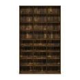 thumbnail image 3 of Furinno JAYA 24-Shelf Multimedia Media Storage Tower Rack with Adjustable Shelves, Amber Pine, 3 of 6