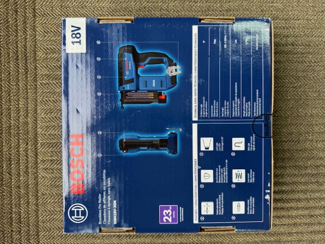 Bosch 18V Brushless 23 Gauge Pin Nailer (Bare Tool)