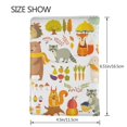 thumbnail image 3 of Pofeuu Autumn Forest Animals Print Travel Document Organizer Passport Holder Men Women for Family (6.5 in x 4.5 in),Wallet Holder Credit Card Clutch Bag Case, 3 of 5