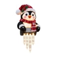 thumbnail image 2 of Christmas Porch Railing Lights, Penguin Led Christmas Railing Light Reusable Holiday Decoration For Entryway, 2 of 5