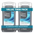 thumbnail image 1 of Desodorante en barra Dove Men+Care Clean Comfort, 90 ml, paquete doble, 1 of 4