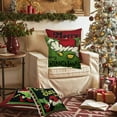 thumbnail image 2 of Christmas Throw Pillow Covers Set of 4, Linen Christmas Pillowcase Black and Red Buffalo Plaid Pillow Case for Home 18x18 Inch, 2 of 12