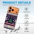 thumbnail image 4 of Case For Apple iPhone Air / 17 Pro / 17 Pro Max Series Case, Slim Thin Transparent Flexible Clear TPU Shockproof Phone Case For iPhone 17 Series, Knitted Christmas Deer Snow, 4 of 6