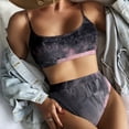 thumbnail image 2 of Traje de baño de dos piezas con estampado de bikini sexy para mujer Conjunto de ropa de playa Fridja  nalpqowj52588, 2 of 8