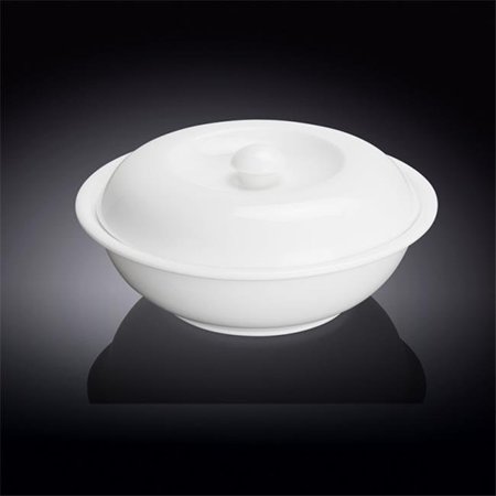 

992442 10 in. Bowl with Lid White - Pack of 6