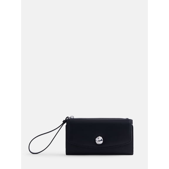 Scenario Women's Bulk Clutch Wallet, Black