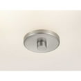 thumbnail image 2 of Progress Lighting Inspire Collection 2-Light Semi-Flush Fixture, Graphite Finish, Summer Linen Shade, 2 of 9