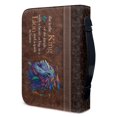 thumbnail image 3 of HELLHERO Colorful Lion Butterfly Print Bible Cover, Large Capacity PU Leather Bible Case for Prayer Church, Protective Bible Carrying Case, 3 of 12