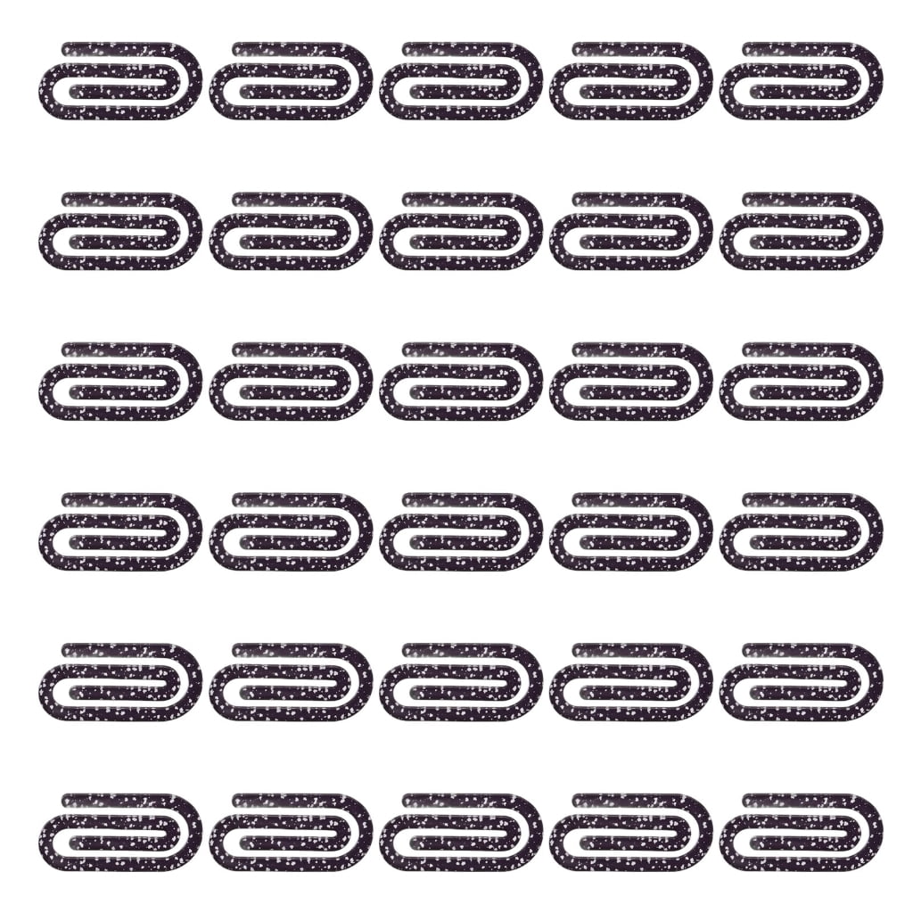 30Pcs Sublimation Paper Clips Heat Transfer Acrylic Clip Office Supplies