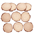 thumbnail image 2 of 10Pcs/Lot Pine Wooden Chips Cut Pieces Wood Log Sheet Rustic Wedding Decor Party Centerpieces Vintage Country Style, 2 of 3