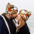thumbnail image 5 of Pofeuu Colorful Balls Print Beanie Hat for Men Women Knit Winter Hat Warm Cuffed Skull Beanie Slouchy Soft Unisex, 5 of 6