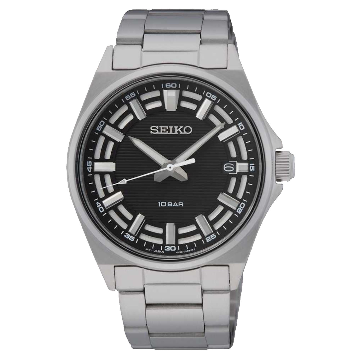 Seiko SSB403 Orologio Uomo Cronografo - Quadrante Grigio Con Dettagli Arancioni, Cinturino In Nylon, 41mm - 3