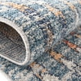 thumbnail image 4 of Contemporary Milla Collection Area Rug in Blue Color and Rectangle, Runner Shape, 4 of 8