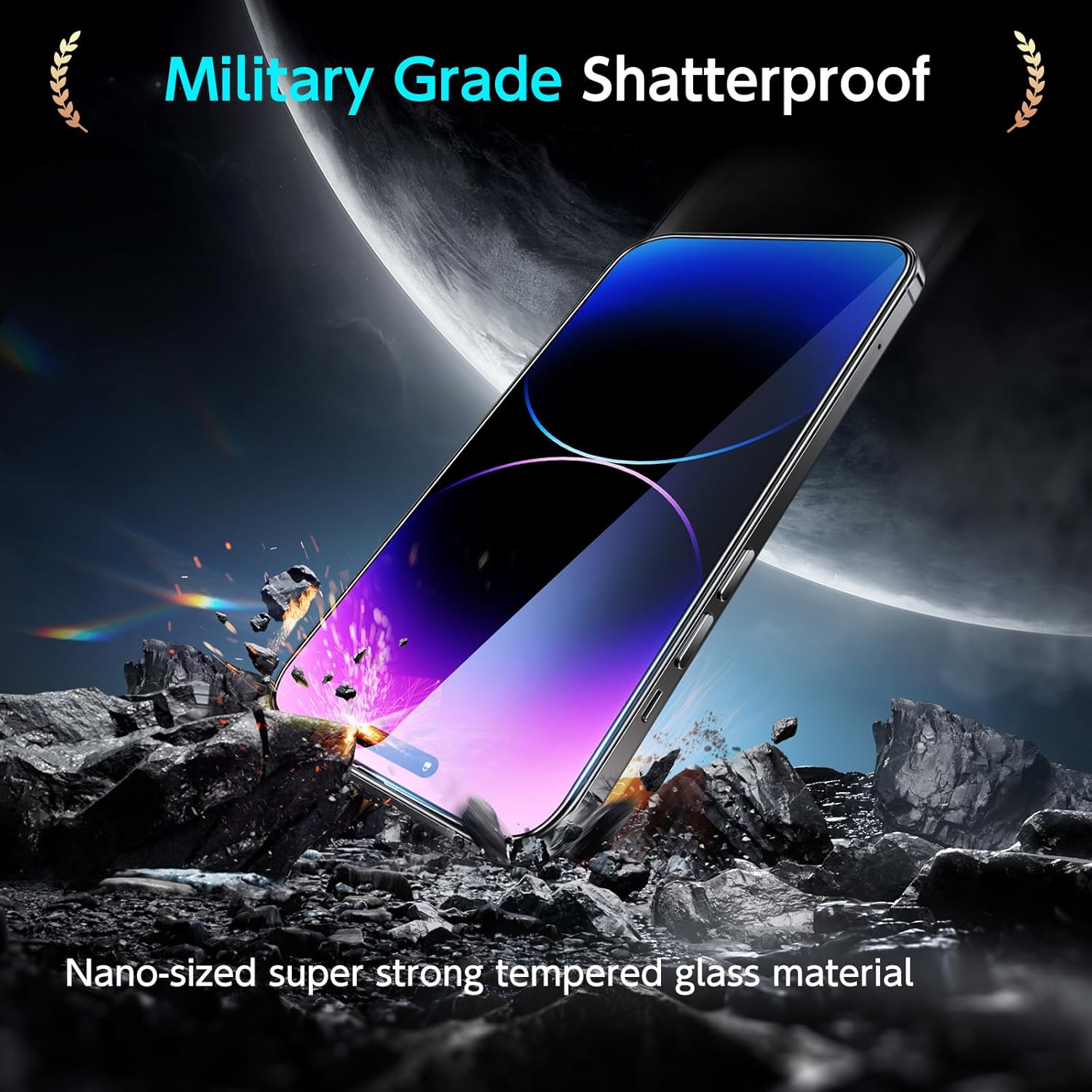 MW Verre trempé pour iPhone 14 Pro