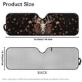 thumbnail image 7 of Yuyamidu Deer Windshield Sun Shade Maple Leaves Sun Visor Heat Shield for 2018-2025 Jeep Wrangler JL & 2/4 Door 4XE & 2020-2025 Jeep Gladiator JT Thicken 3-Layer Keep Vehicle Cool, 7 of 7