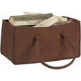thumbnail image 1 of Felt Wood Log Basket Thickened Felt Firewood Bag Portable Firewood Storage Basket, 1 of 5