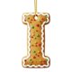 thumbnail image 1 of Colgantes de decoración del árbol de Navidad del alfabeto, set de 26, adornos colgantes festivos, decoración del árbol de Navidad con formas de letras con diseño de sombrero de Papá Noel para la, 1 of 1