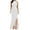 White, variant on Ashirexll Summer Dress, Womens Long Dresses for Women, Fashion Summer Causal Solid Color Round Neck Sleeveless Dress Evening Dress White XXL